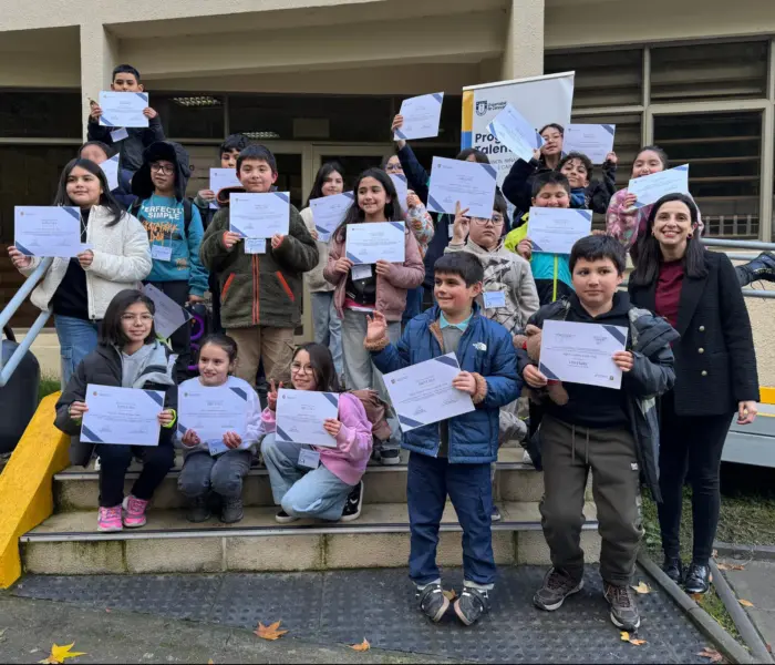 Ruta Talentos UdeC en su edición invierno reunió a 21 niños y niñas para potenciar el talento académico en edades tempranas